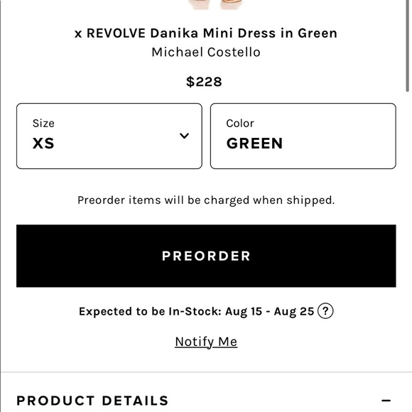 Michael Costello Danika Dress - Picture 2 of 3